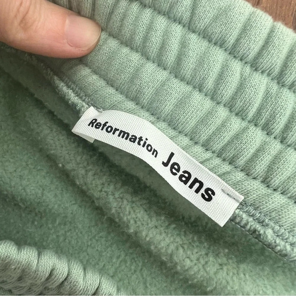Reformation Newport Sweat Skirt Mint Green Size S - Picture 3 of 4